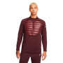 Therma-Fit Academy Winter Warrior-Burgundy Crush-Reflective Srebrny