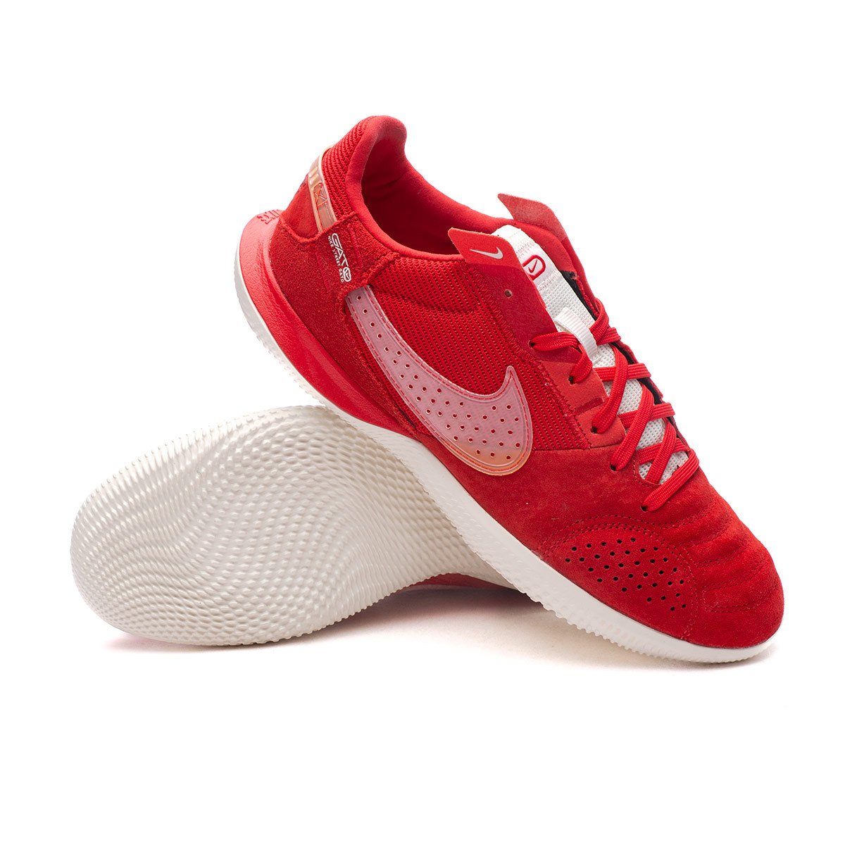 Oral micrófono Cereal Zapatilla de Fútbol sala Nike Street Gato University Red-White-Sail - Fútbol Emotion Oral micrófono Cereal Zapatilla de Fútbol sala Nike Street Gato University Red-White-Sail - Fútbol Emotion