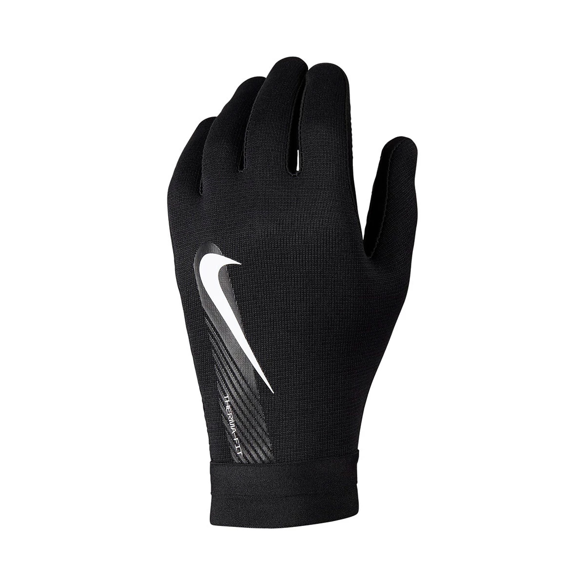 Guante de porteros Nike Academy Therma Fit Black White Futbol Emotion
