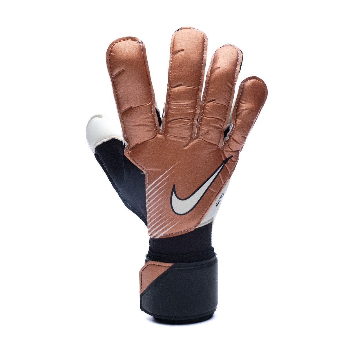 Guante de portero Nike Grip3 Metallic copper-Black-White Fútbol