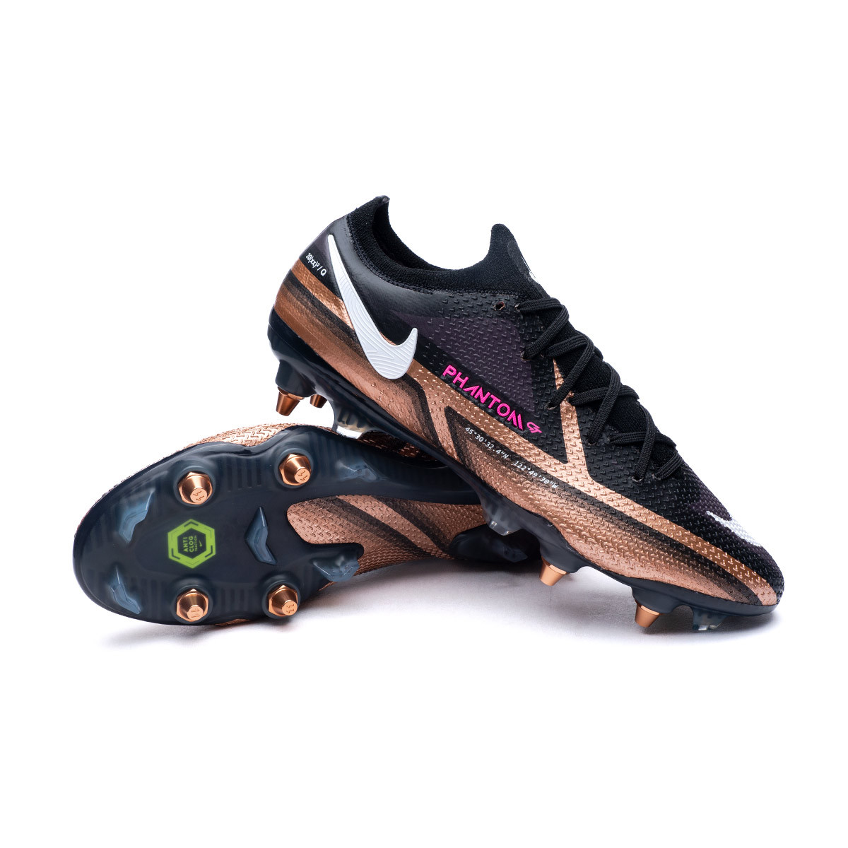 Bota de fútbol Nike Phantom GT2 SG-Pro ACC Metallic Copper-White-Black - Emotion