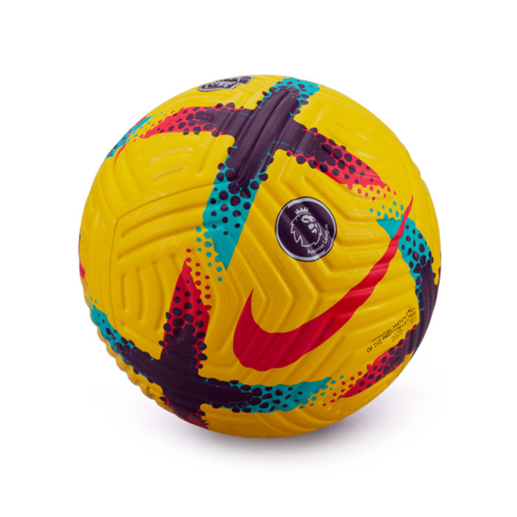 Lopta Nike Premier League Flight 2022-2023 Hi-Vis Žuto-Ljubičasta
