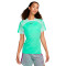 Camiseta Dri-Fit Strike Mujer Green glow-White-Vivid purple