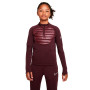 Kids Therma-Fit Academy Winter Warrior Burgundy crush-Reflective silver