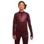 Therma-Fit Academy Winter Warrior Niño-Burgundy crush-odblaskowe srebro