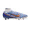 Bota Air Zoom Mercurial Superfly 9 Elite CR7 SG White-Metallic Cooper-Concord