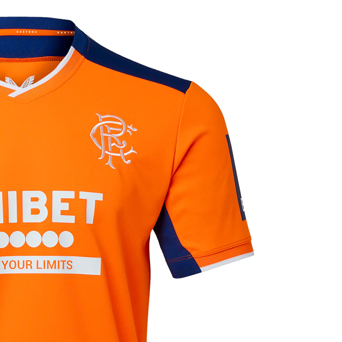 Jersey Castore Rangers FC Third Kit Jersey 2022-2023 Orange-Navy - Fútbol  Emotion