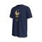 Camiseta Francia Fanswear Mundial Qatar 2022 Midnight Navy