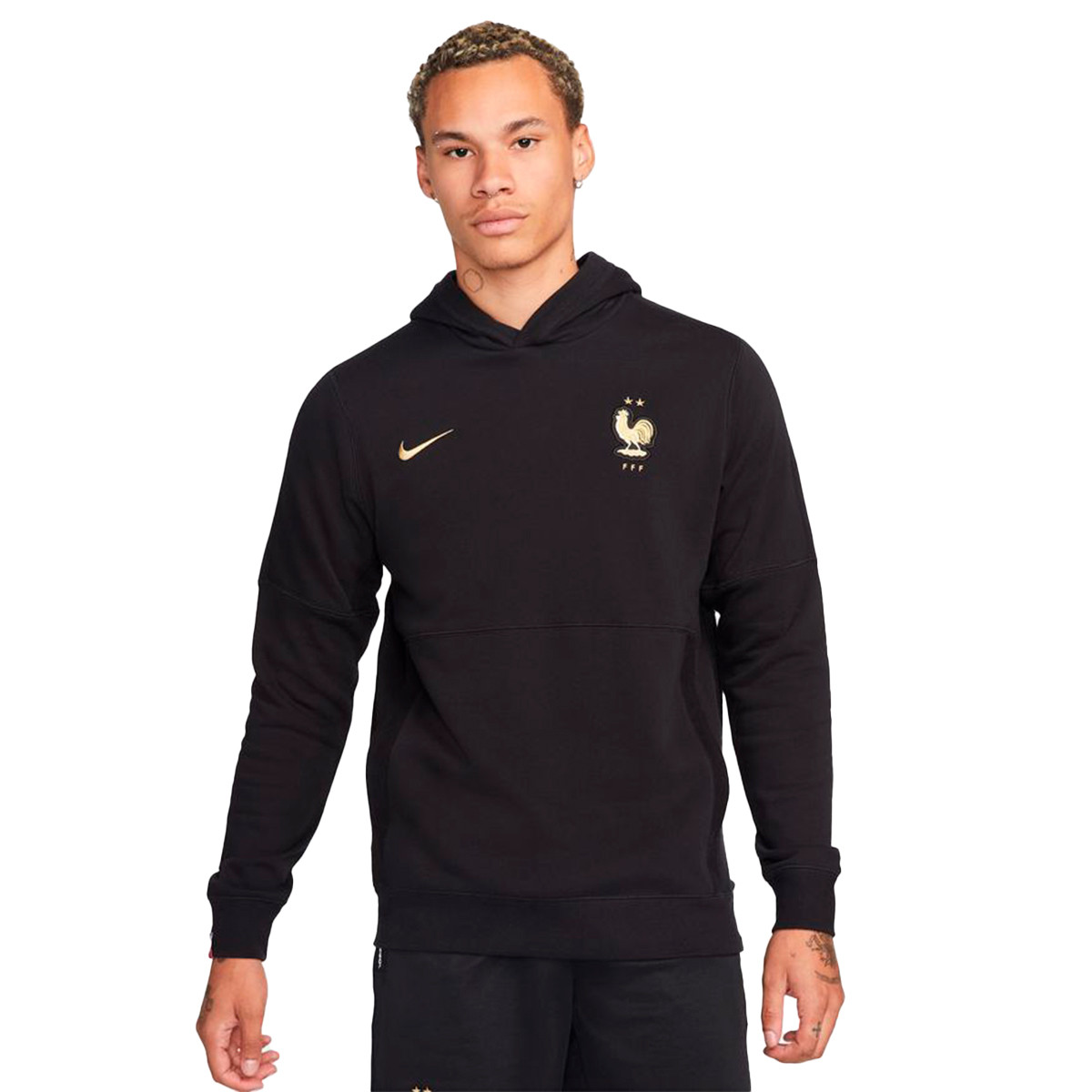 Sudadera Nike Francia Mundial 2022 Black Fútbol Emotion