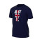 Camiseta Inglaterra Fanswear Mundial Qatar 2022 Blue Void
