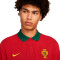 Polo Portugal Fanswear Mundial Qatar 2022 Pepper Red-Gorge Green-Obsidian