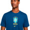 Camiseta Brasil Fanswear Mundial Qatar 2022 Coastal Blue