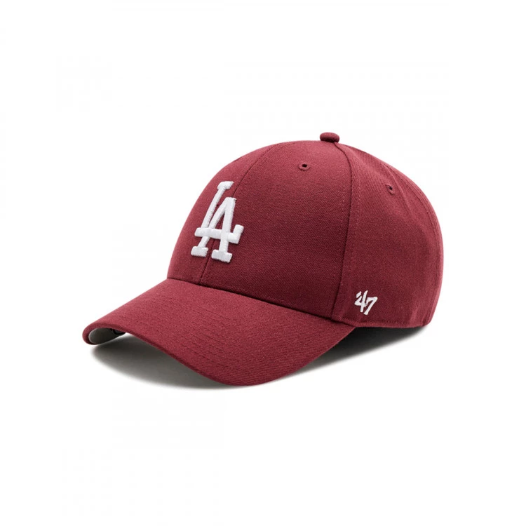 gorra-47-brand-mlb-los-angeles-dodgers-47-mvp-dark-maroon-3