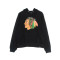 Sudadera NHL Chicago Blackhawks Imprint ’47 Burnside Hood Jet Black