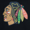 Sudadera NHL Chicago Blackhawks Imprint ’47 Burnside Hood Jet Black