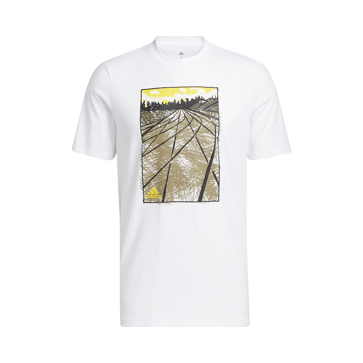 Camiseta adidas Sketch Photo Real Graphic white - Fútbol Emotion