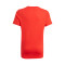 Camiseta Essentials Big Logo Vivid red/White