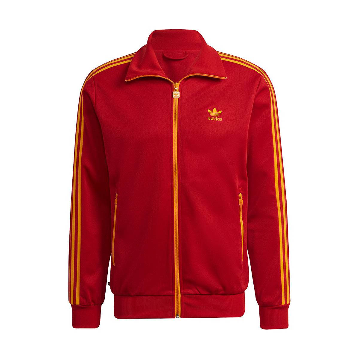 definido Fuera de servicio Cívico Chaqueta adidas Beckenbauer Nations Power Red-Collegiate Gold - Fútbol  Emotion