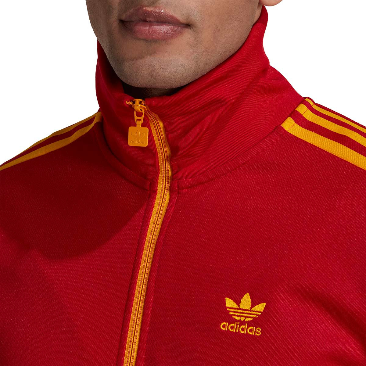 Chaqueta adidas Beckenbauer Power Red-Collegiate Gold - Fútbol