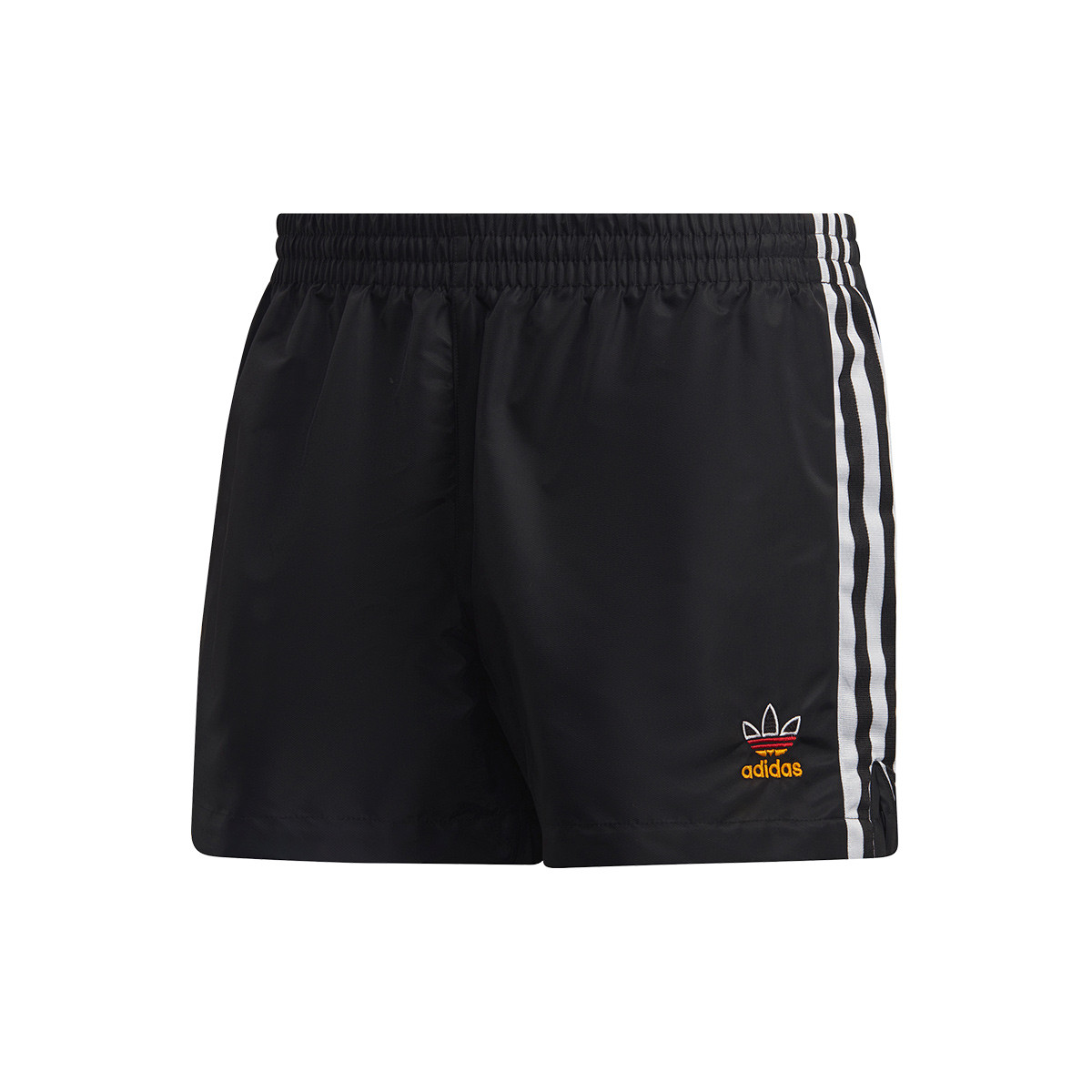 Shorts adidas Beckenbauer Nations Black-White-Power Red-Colleg Gold -  Fútbol Emotion