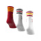 Calcetines Clásicos Media Caña (Pack de 3) Nations White-Power Red