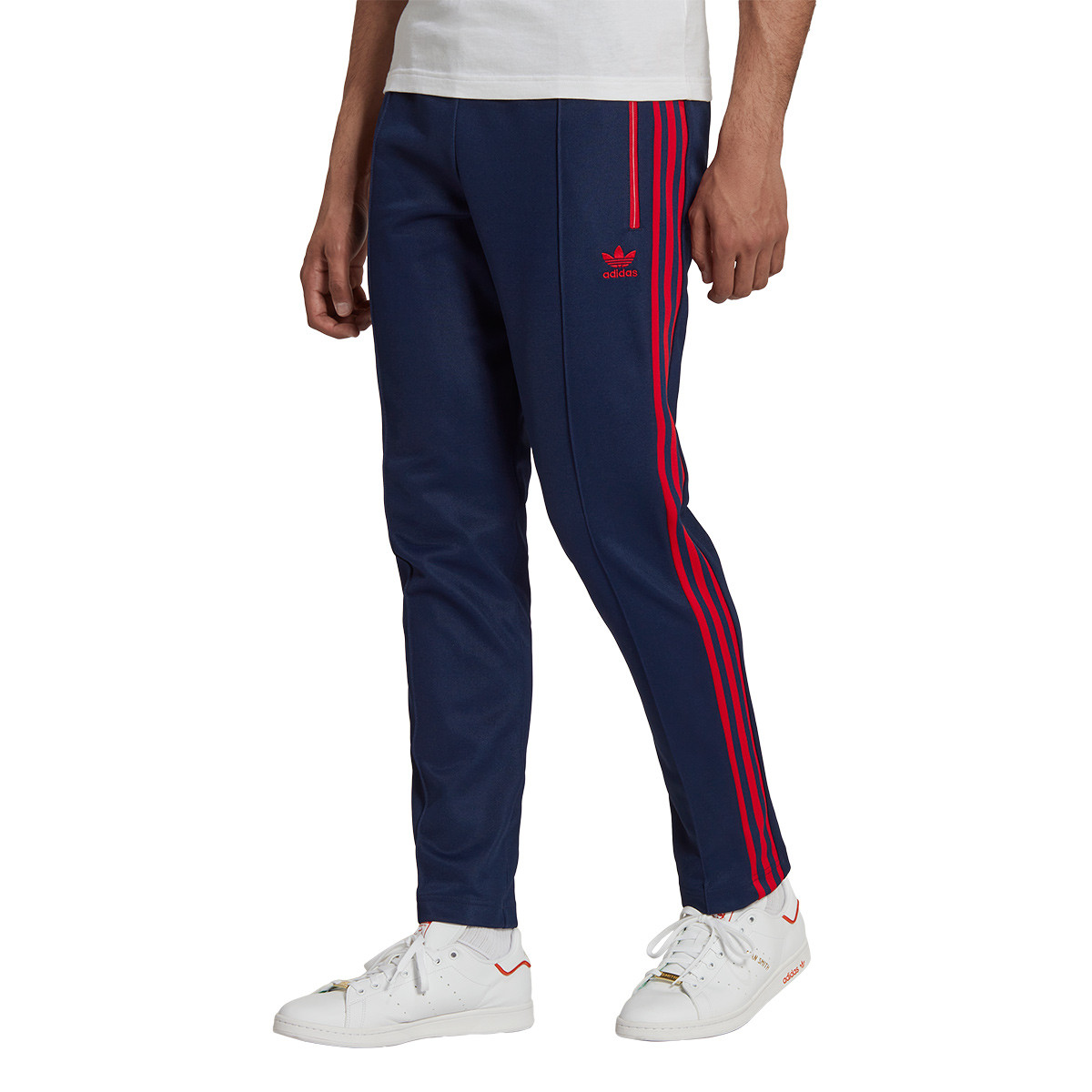 emoción Fracaso cómodo Pantalón largo adidas Beckenbauer Nations Navy Blue-Scarlet-White - Fútbol  Emotion