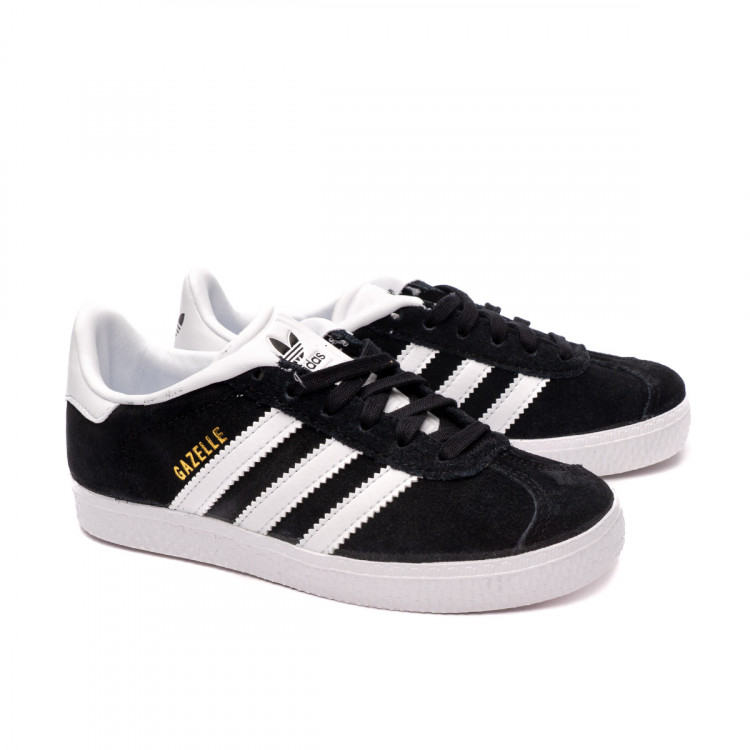 Trainers adidas Gazelle Preescolar Core Black- White-Gold Met - Fútbol ...