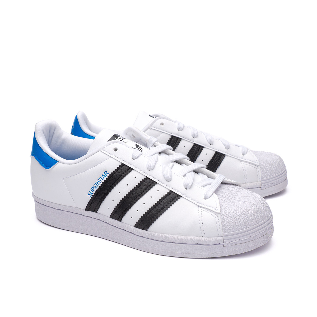 adidas Superstar Niño White-Core Black-Blue Rush - Fútbol Emotion