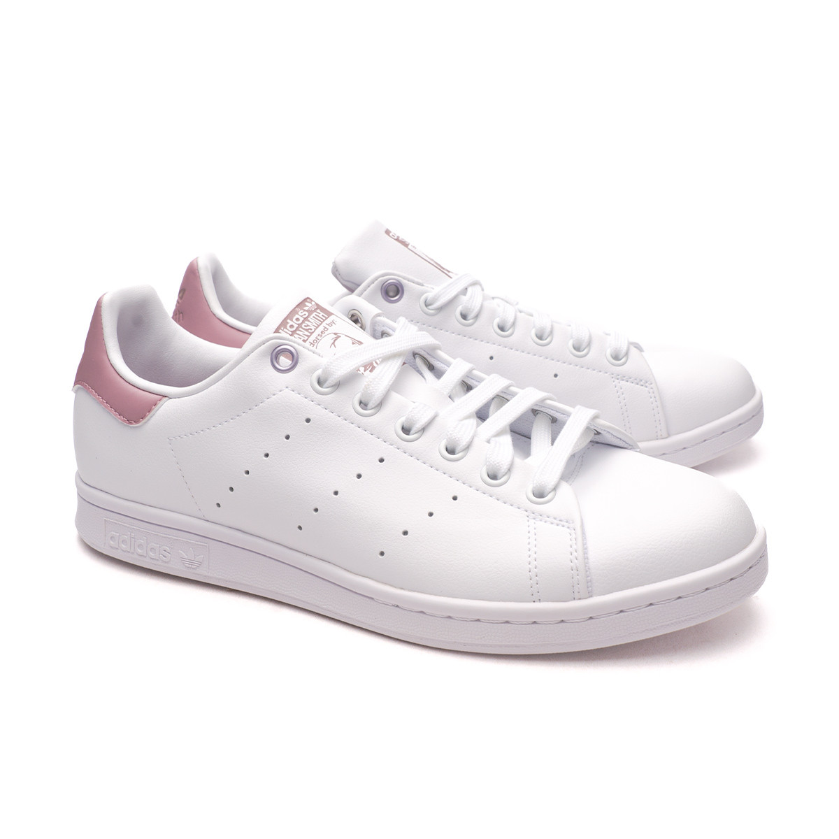 Tenis adidas Smith Mujer Magic Mauve-White-Matt Purple - Fútbol Emotion