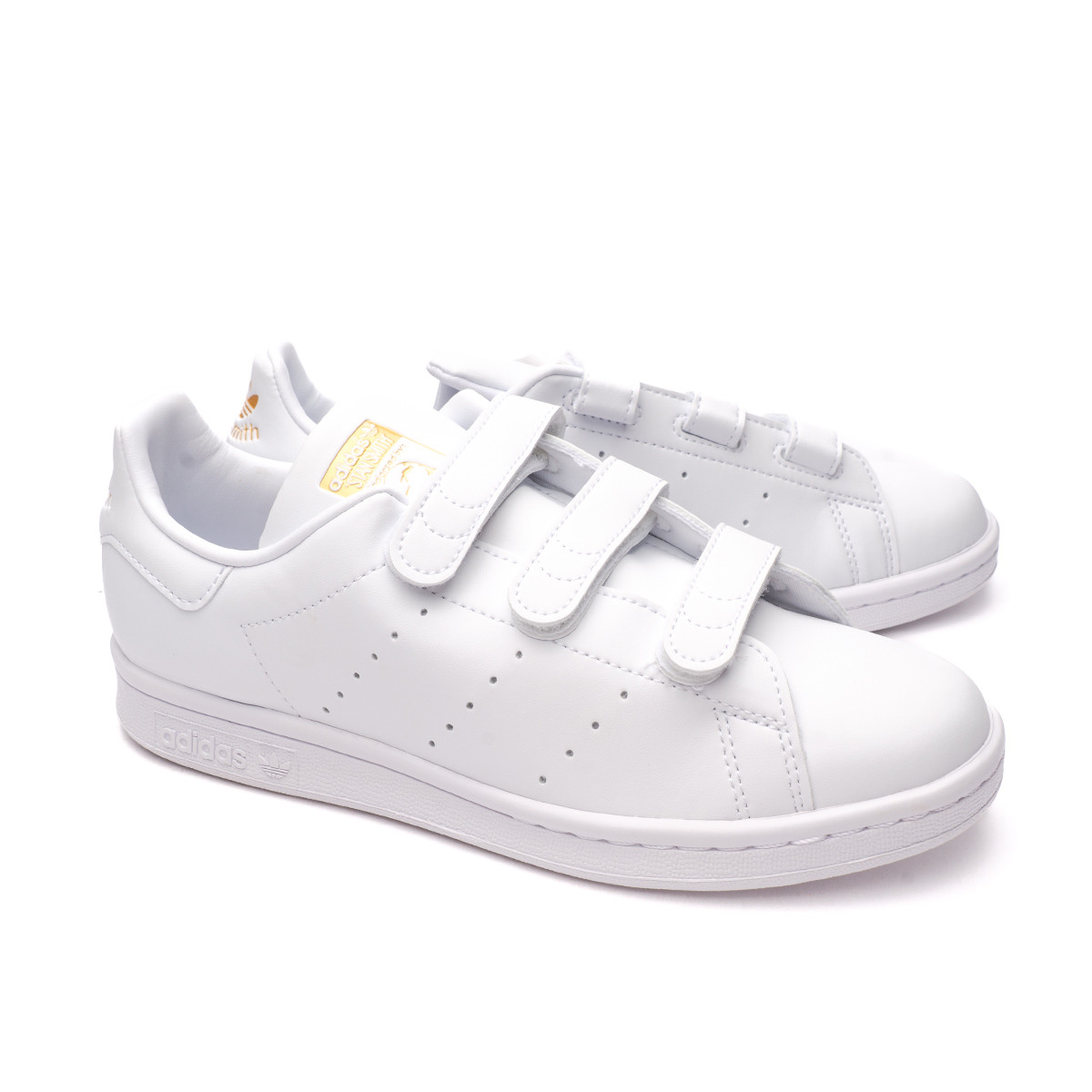 infierno Para buscar refugio Timor Oriental Zapatilla adidas Stan Smith White-Gold Metallic - Fútbol Emotion
