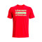 Camiseta Team Issue Wordmark Radio Red-Phosphor Green