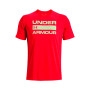 UA Team Issue Wordmark Radio Red-Phosphor Green
