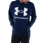 UA Rival Fleece Big Logo Hoodie Ponoćno tamnoplava – Oniks Bijelo