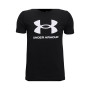 UA Sportstyle Logo Niño Black-White