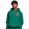 Sudadera Retro Patch Os Dark Green