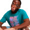 Camiseta Clash Graphic Deep Aqua