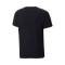 Camiseta Essentials + 2 Logo Niño Black-Tangarine
