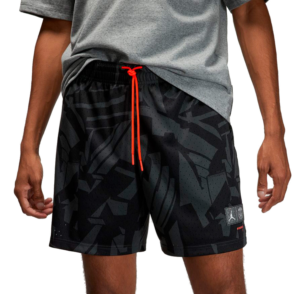 Pantalón corto Nike Jordan PSG Allover Dark Smoke Grey-Black Fútbol