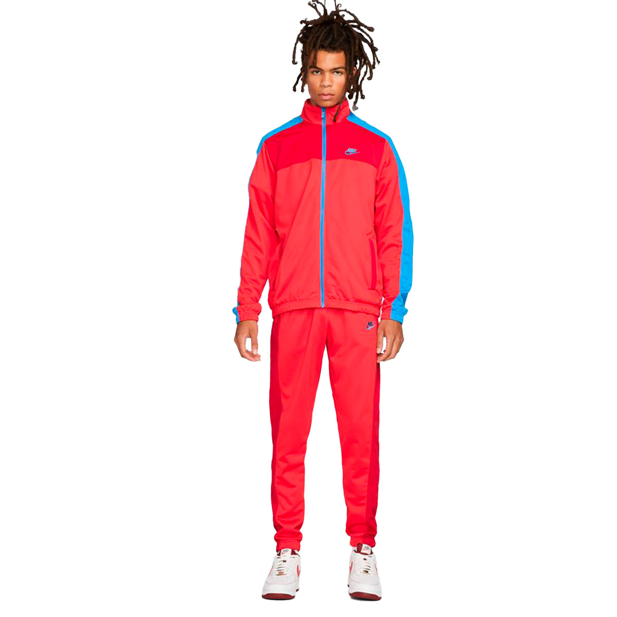 Chándal Nike Sportswear Essentials Polyknit Light Red Fútbol Emotion