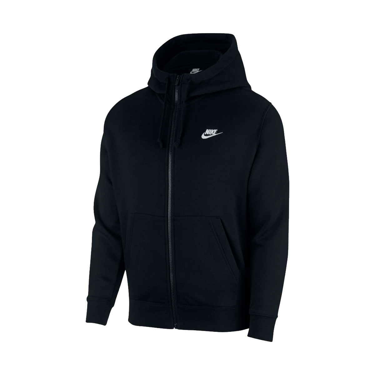 Casaco Nike Sportswear Club Fleece Preto-Preto - Fútbol Emotion