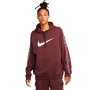 Sportswear Repeat Swoosh Fleece Burgundy Crush-White
