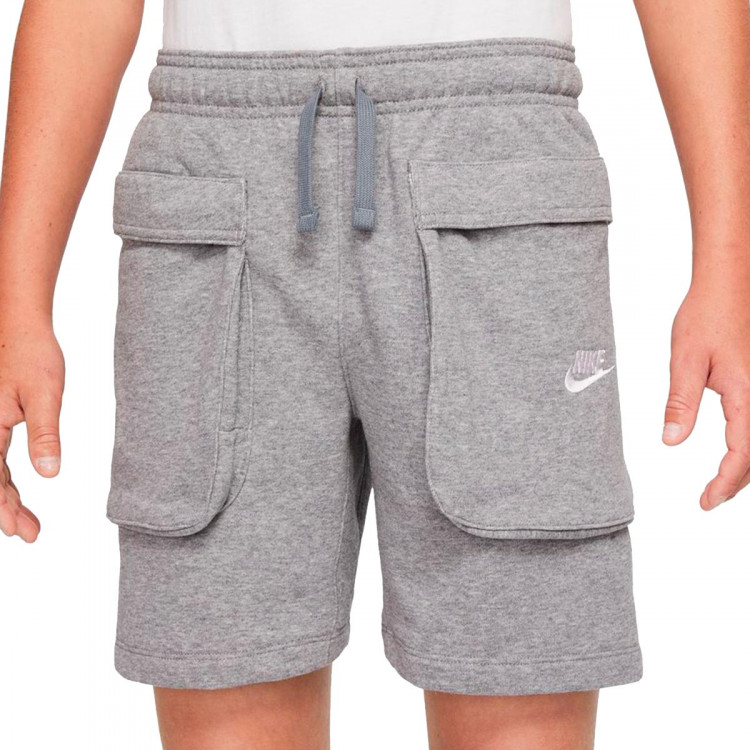 pantalon-corto-nike-sportswear-club-cargo-nino-carbon-heather-white-0