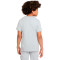 Camiseta Sportswear Repeat Niño Lt Smoke Grey-White