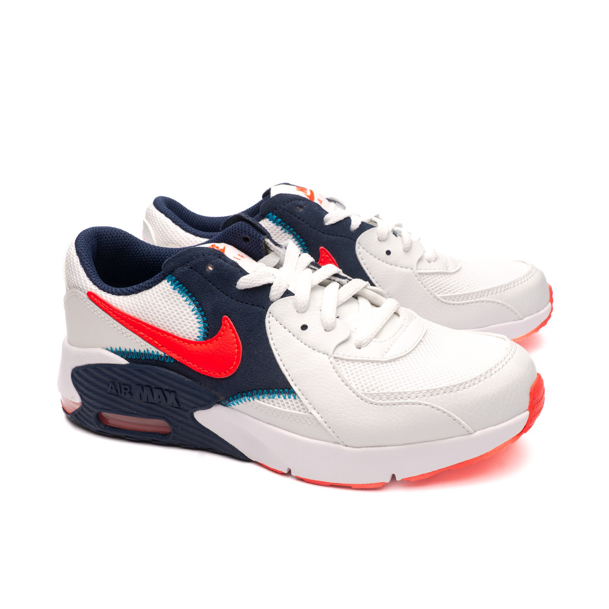 Zapatilla Nike Air Max Niño Summit White-Bright Crimson - Fútbol Emotion