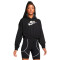 Majica dugih rukava Nike Sportswear Club Fleece Graphic Mujer