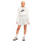 Sudadera Sportswear Essentials Fleece Mujer Lt Orewood Brn-Black