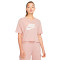 Camiseta Sportswear Crop Icon Futura Mujer Pink Oxford-White