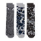 Calcetines Everyday Essential Crew - Camo (3 pares) Smoke Grey-White