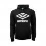 Fleece large logo oh hoody Crno / bijelo