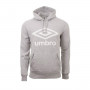 Fleece large logo oh hoody Grey marl / white